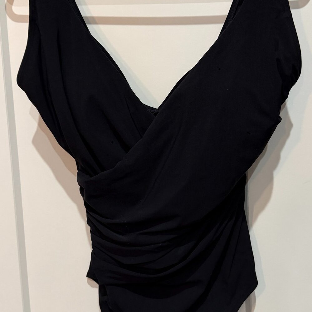 L.L.Bean Shaping Tanksuit Swimsuit – Size 12 Regular – UPF 50+ – Like New